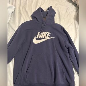 Nike navy blue hoodie